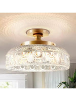 Load image into Gallery viewer, Contemporary Minimalist Glass Ceiling Light
