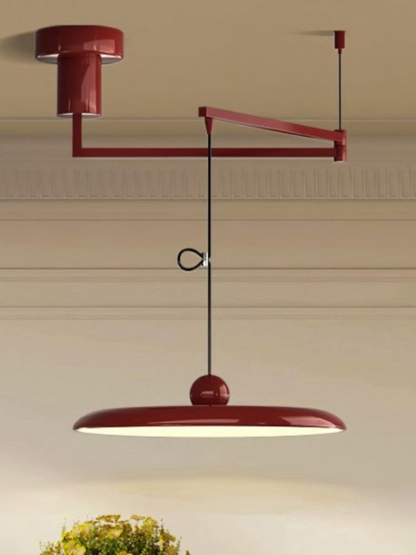 Minimalist Adjustable Swing Arm Pendant Light For Dining Room