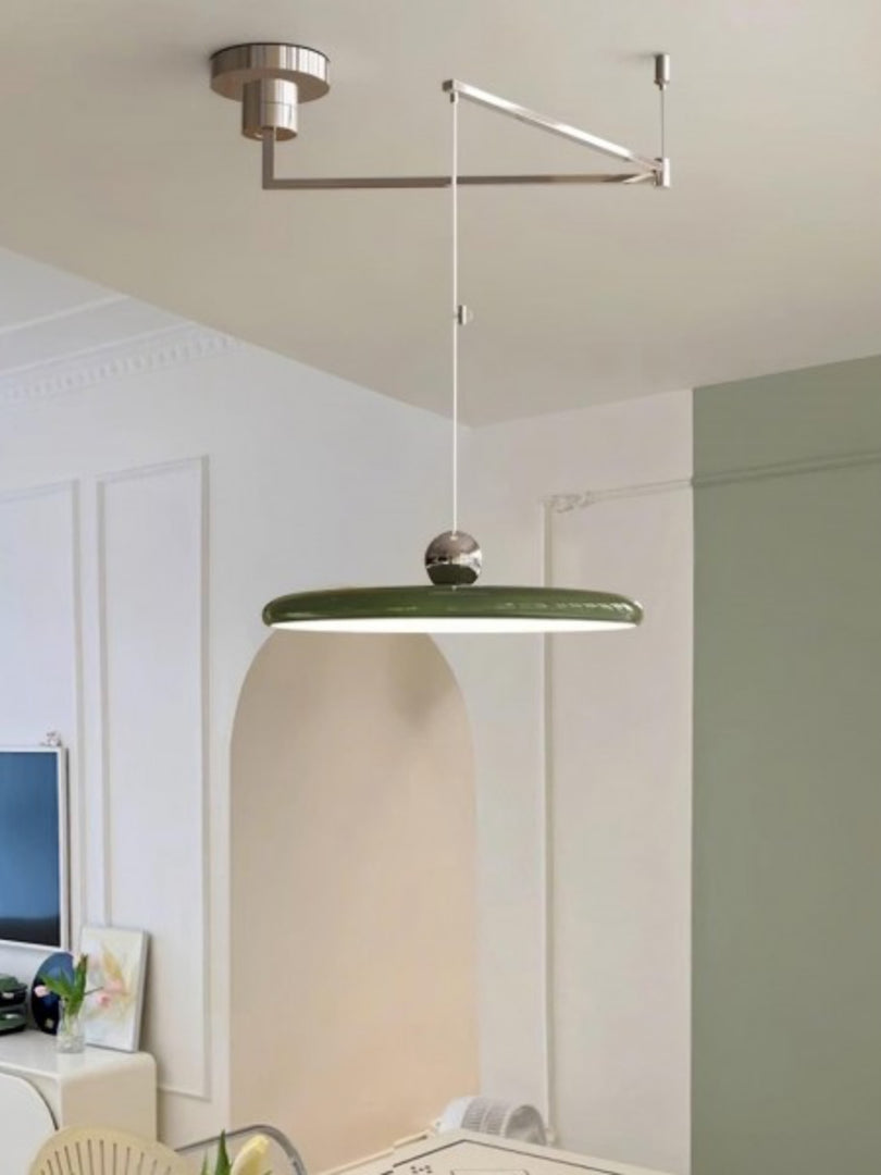 Minimalist Adjustable Swing Arm Pendant Light For Dining Room