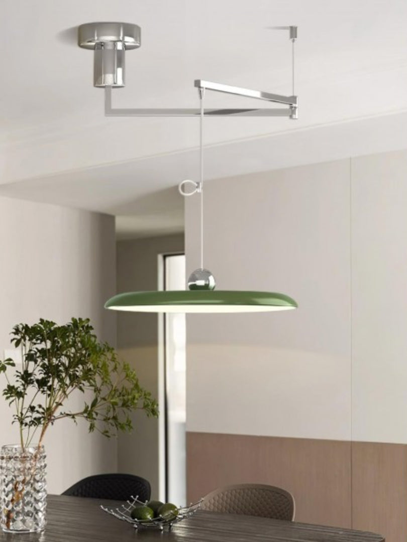 Minimalist Adjustable Swing Arm Pendant Light For Dining Room