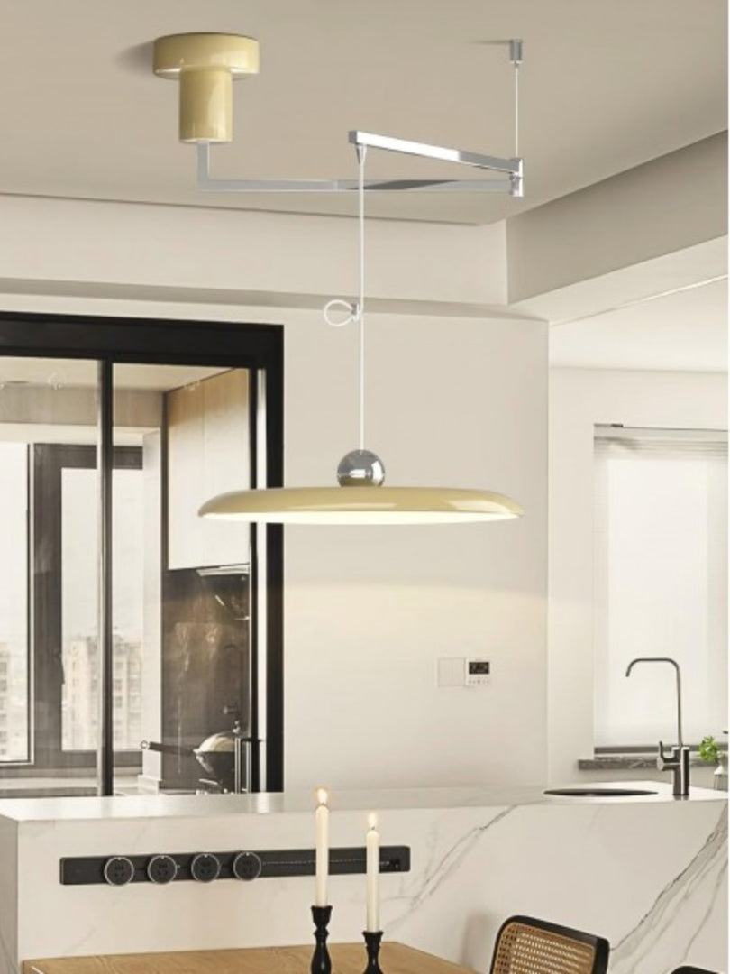 Minimalist Adjustable Swing Arm Pendant Light For Dining Room