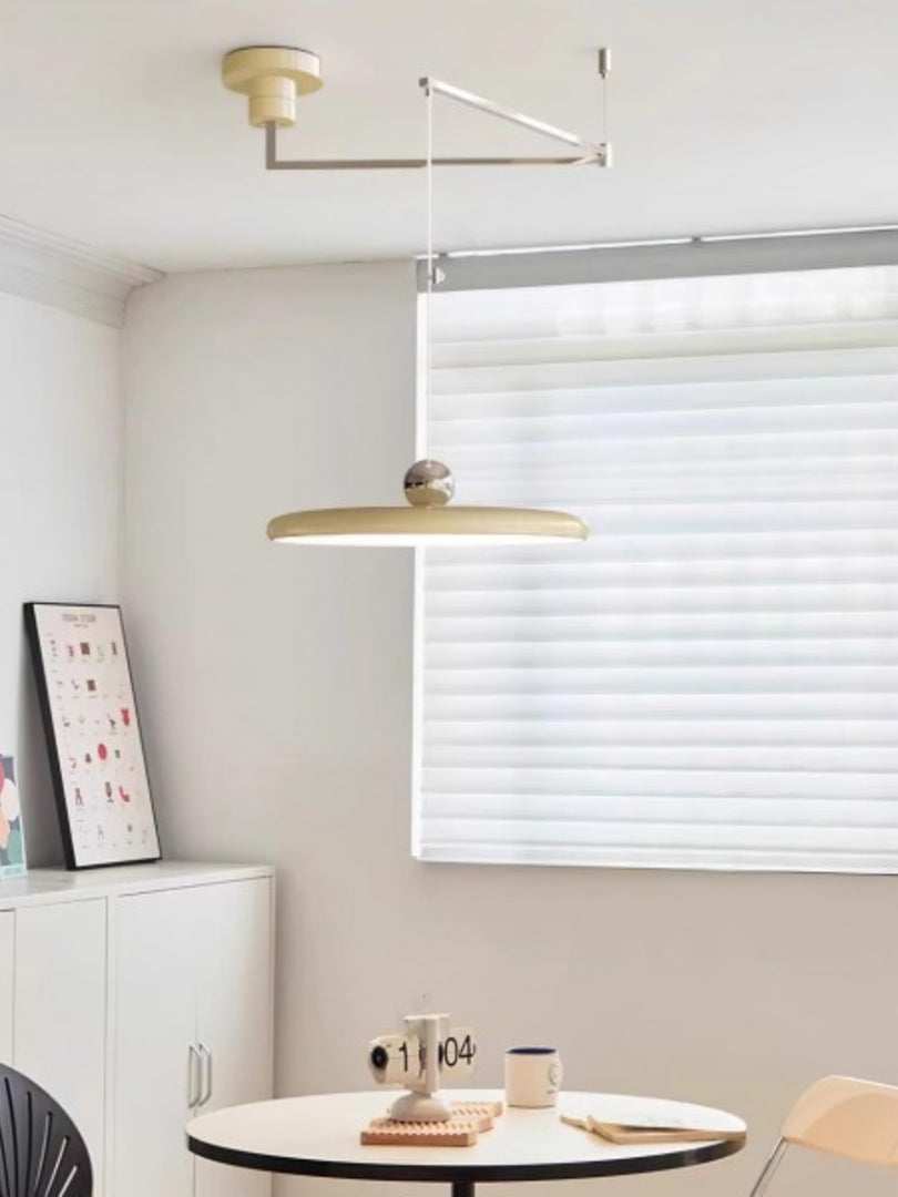 Minimalist Adjustable Swing Arm Pendant Light For Dining Room