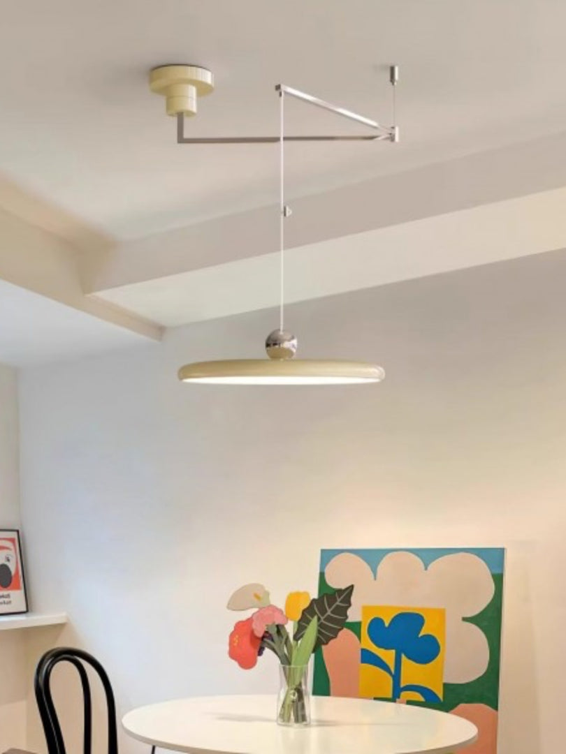 Minimalist Adjustable Swing Arm Pendant Light For Dining Room