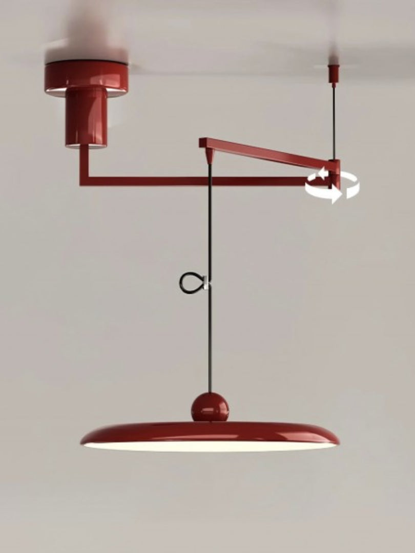 Minimalist Adjustable Swing Arm Pendant Light For Dining Room