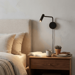 Load image into Gallery viewer, Slim Metal Disc Plug-In Wall Light - product image 2