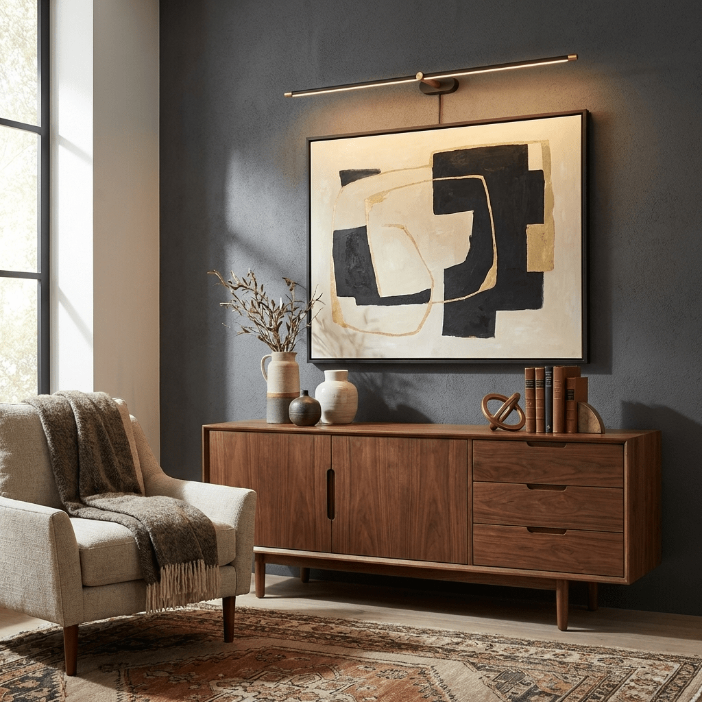 Slim Acrylic Linear Plug-In Wall Light - product image 6