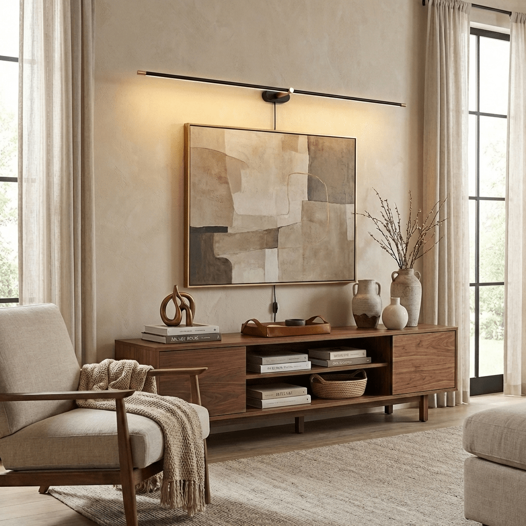 Slim Acrylic Linear Plug-In Wall Light - product image 2