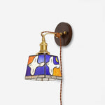 Load image into Gallery viewer, Colorful Stained Glass Plug-In Wall Lamp product view 1