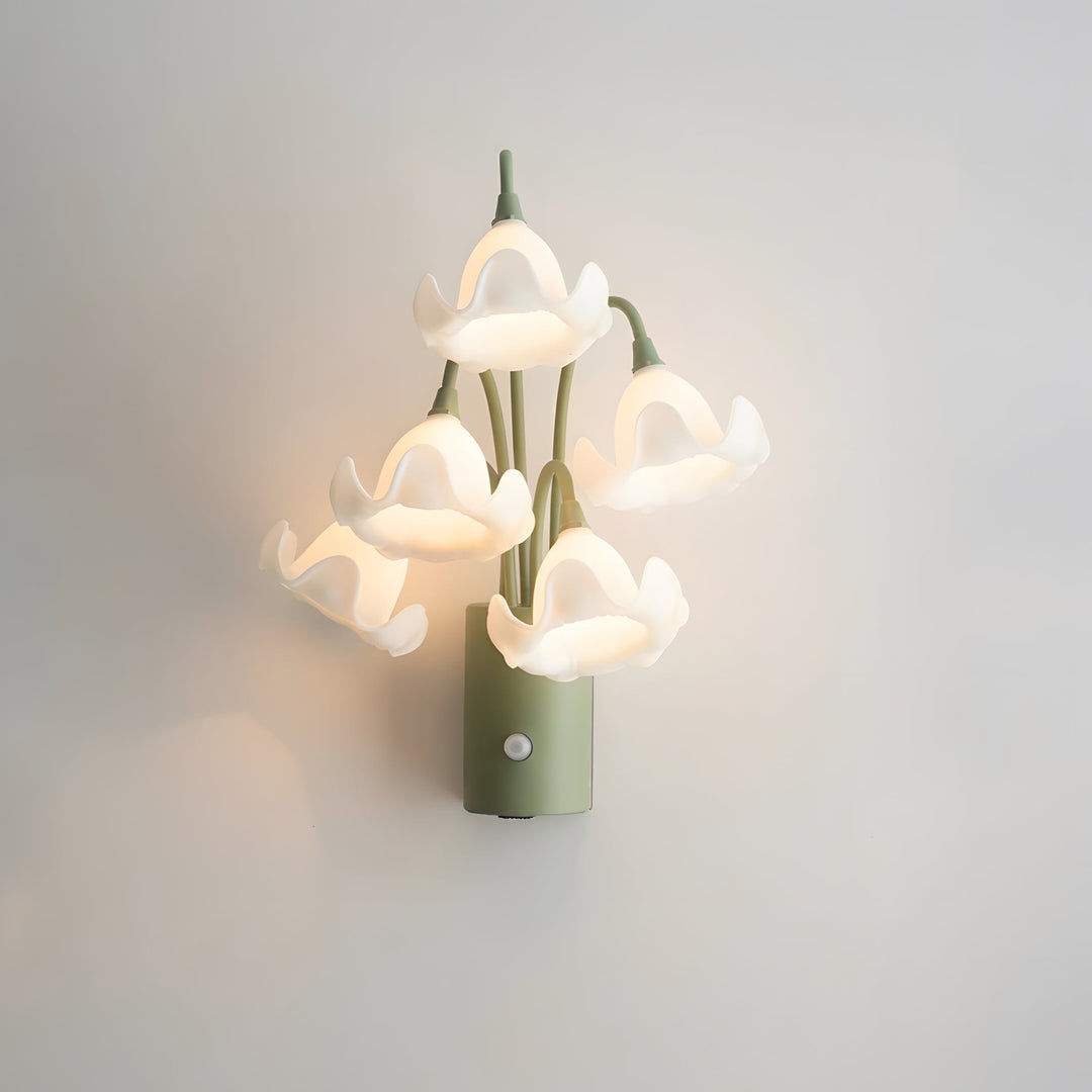 Five-Bloom Rechargeable Motion Sensor Wall Sconce - product view 8