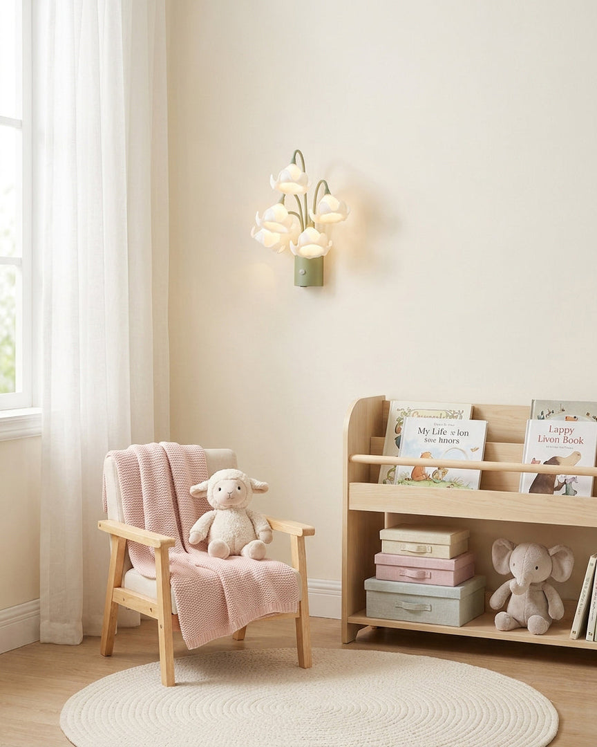 Five-Bloom Rechargeable Motion Sensor Wall Sconce - product view 6