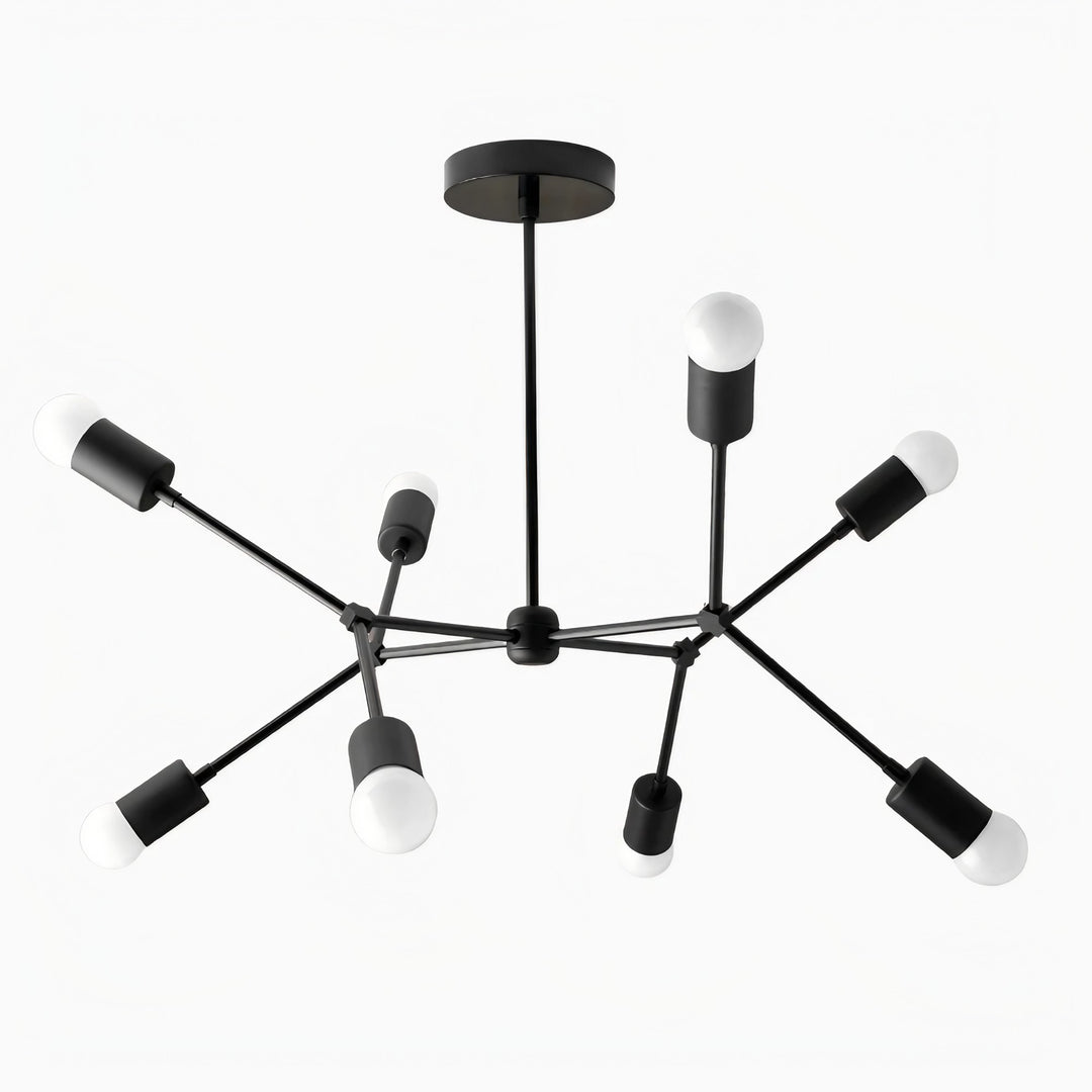 Mobilux Line Geometrischer Kronleuchter – Modernes Metalllicht für Schlafzimmer