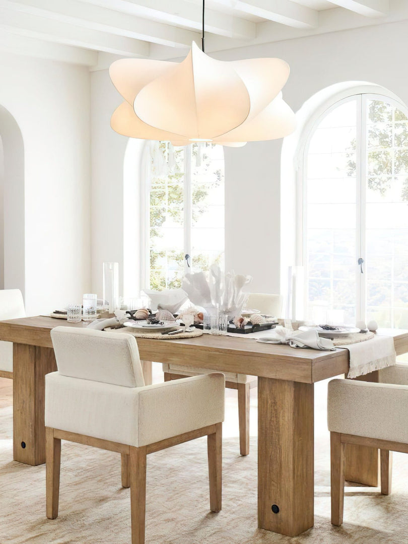 Modern Cloud Silk Drum Pendant Light