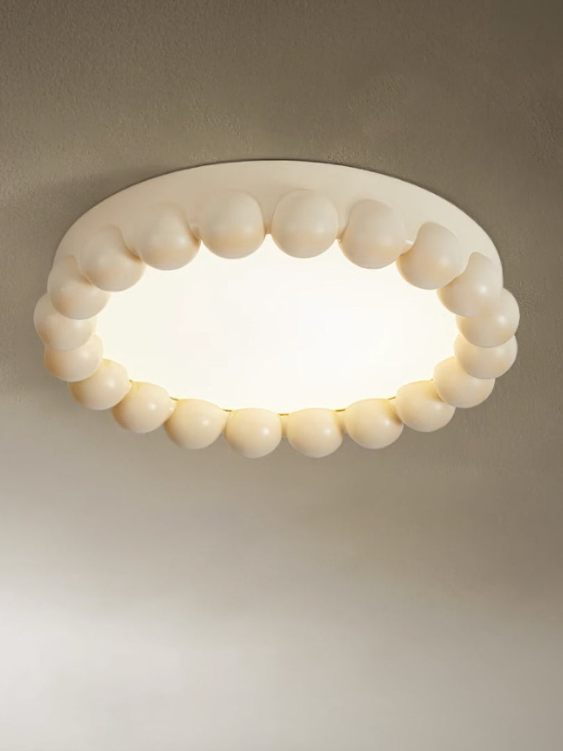 Plafonnier moderne en résine - Lumière LED diffuse et chaleureuse