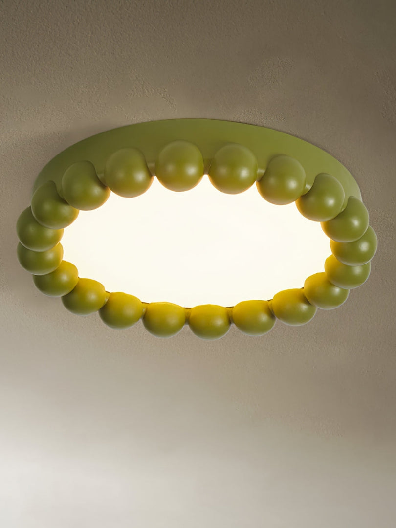 Plafonnier moderne en résine - Lumière LED diffuse et chaleureuse