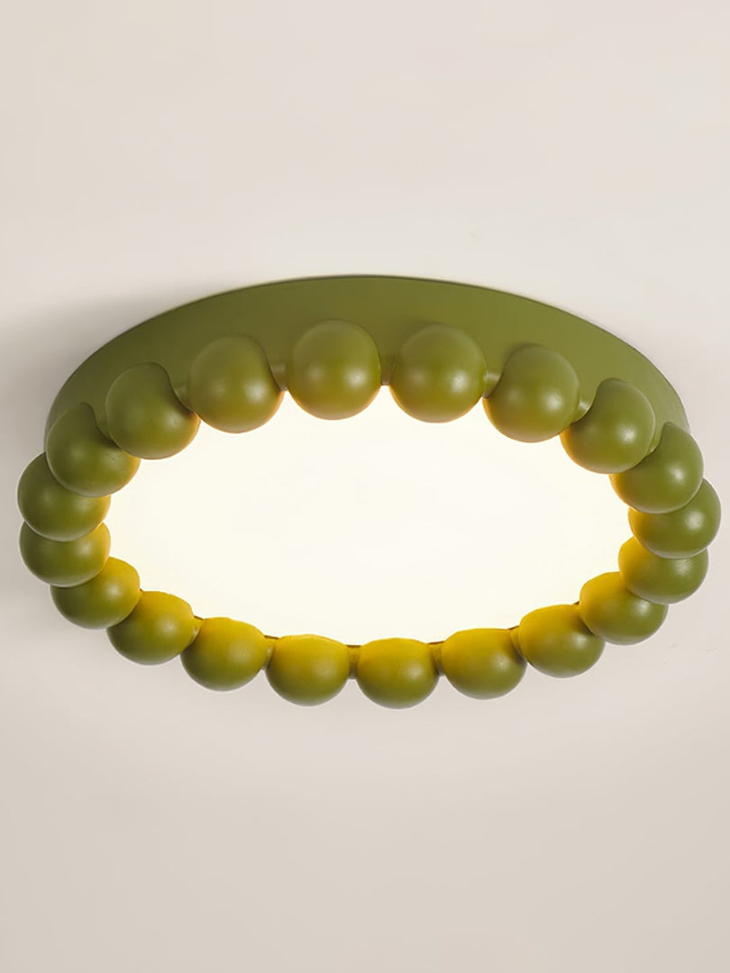 Plafonnier moderne en résine - Lumière LED diffuse et chaleureuse