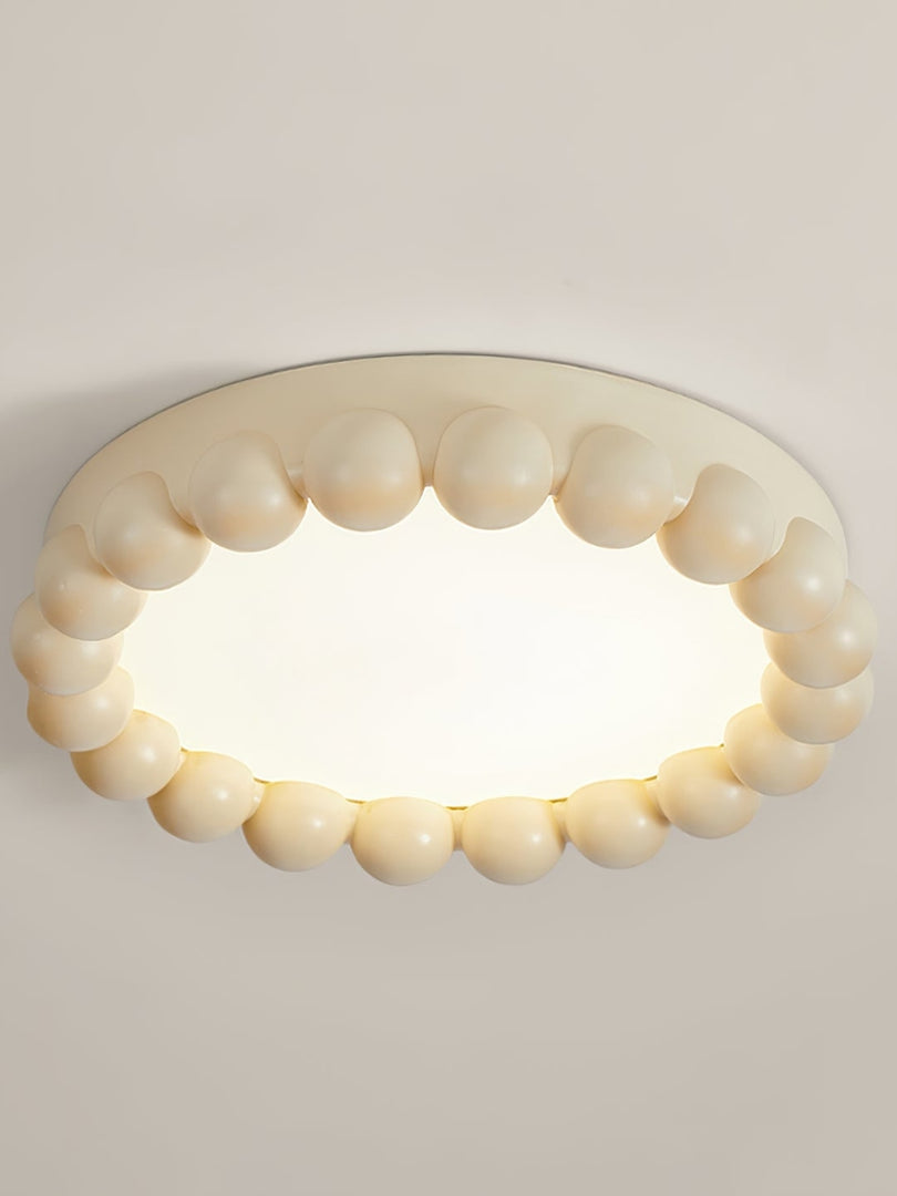 Plafonnier moderne en résine - Lumière LED diffuse et chaleureuse