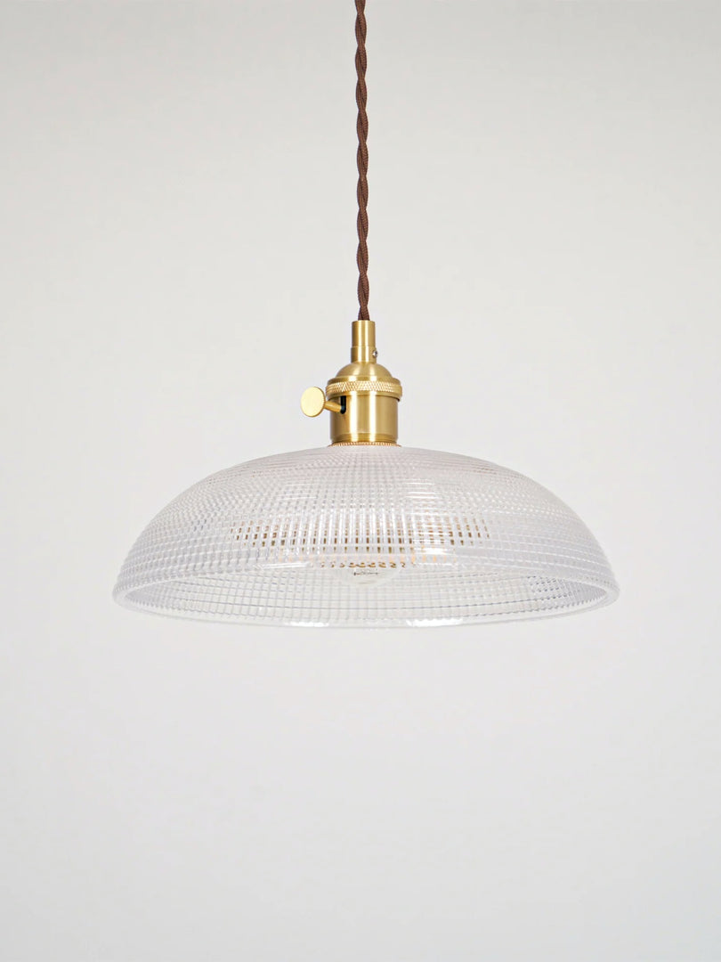 Suspension moderne à nervures - Design spiralé élégant