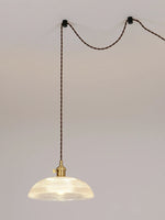 Charger l&#39;image dans la visionneuse de galerie, Suspension moderne à nervures - Design spiralé élégant
