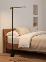 Load image into Gallery viewer, Moss Linear Wood Floor Lamp - Modern Adjustable Led Light For Reading
