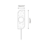 Cargar imagen en el visor de la Galería, Travertine Multi-Globe Plug-In Wall Lamp dimension diagram