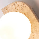 Cargar imagen en el visor de la Galería, Travertine Multi-Globe Plug-In Wall Lamp product view