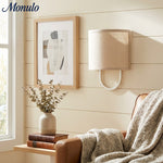 Load image into Gallery viewer, Nolvara Fabric Shade Wall Lamp - Modern Bedroom Wall Sconce for Cozy Lighting