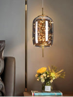 Load image into Gallery viewer, Nordic Starry Cylinder Glass Pendant Lamp
