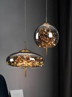 Load image into Gallery viewer, Nordic Starry Cylinder Glass Pendant Lamp
