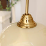 Load image into Gallery viewer, Curved Metal and Glass Plug-In Wall Sconce product view 13