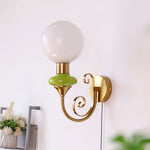 Load image into Gallery viewer, Onyx Wood Plug-In Wall Light - product image 4