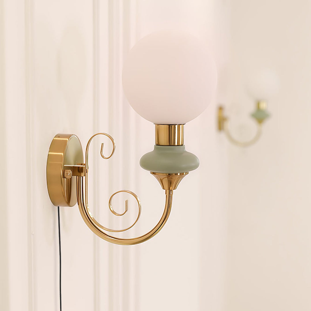 Onyx Wood Plug-In Wall Light - product image 6