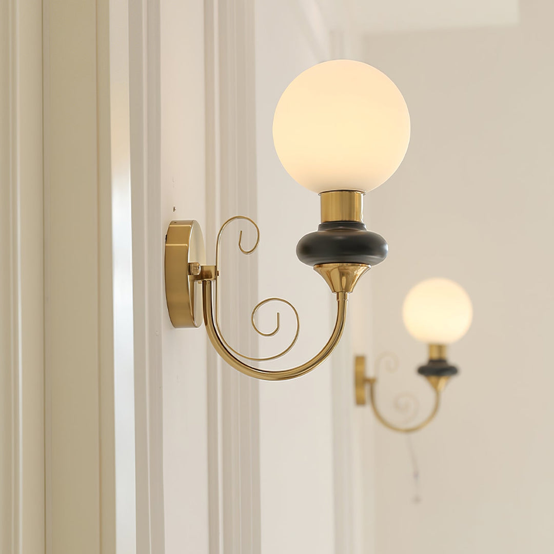 Onyx Wood Plug-In Wall Light - product image 7