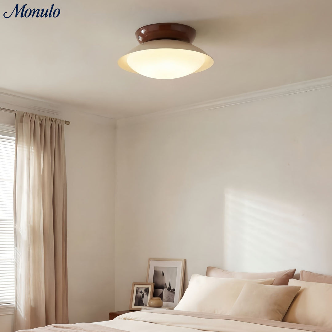 Lámpara de Techo Moderna Oribela Dome – Luz LED Suave para Baño y Sala de Estar