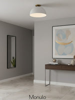 Load image into Gallery viewer, Parvion Metal Dome Ceiling Light - Modern Sculptural Flush Mount
