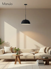 Parvion Metal Dome Pendant Light – Minimalist Modern Kitchen Fixture