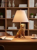 Load image into Gallery viewer, Pawdia Animal Bedside Table Lamp - Classic Fabric Shade Lighting
