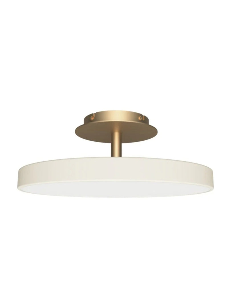 Round Flush Ceiling Lamp — Nordic Minimalist Light for Bedroom & Living