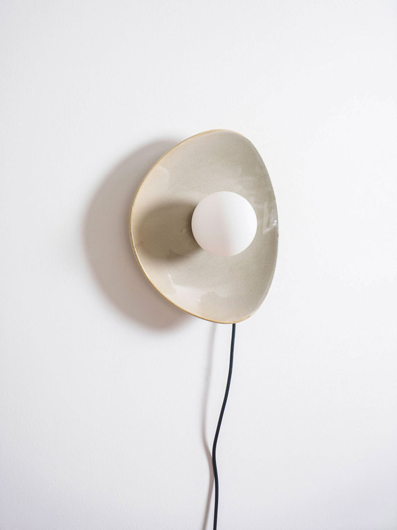 Pebble Ceramic Disc Plug-In Wall Light - product image 20