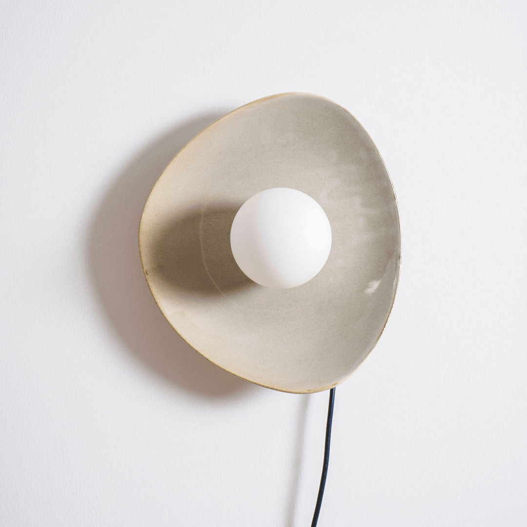 Pebble Ceramic Disc Plug-In Wall Light - product image 24