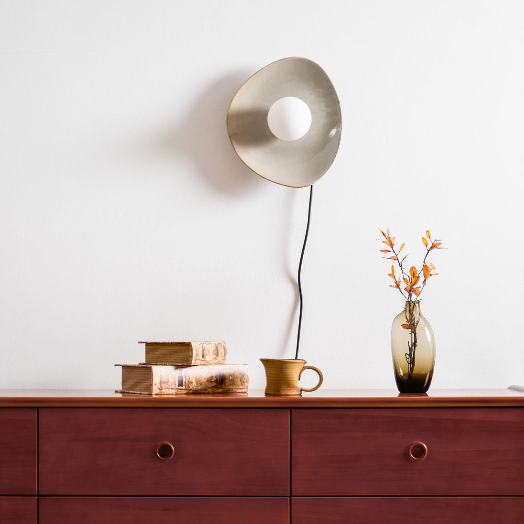 Pebble Ceramic Disc Plug-In Wall Light - product image 14
