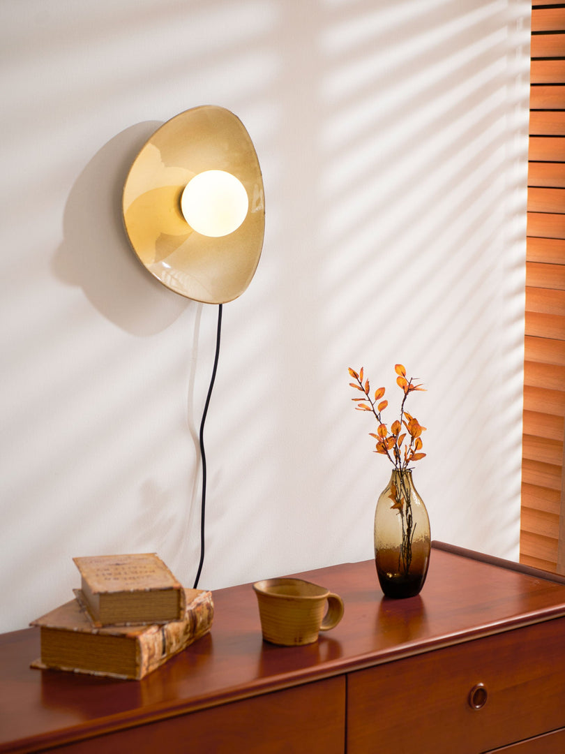 Pebble Ceramic Disc Plug-In Wall Light - product image 17