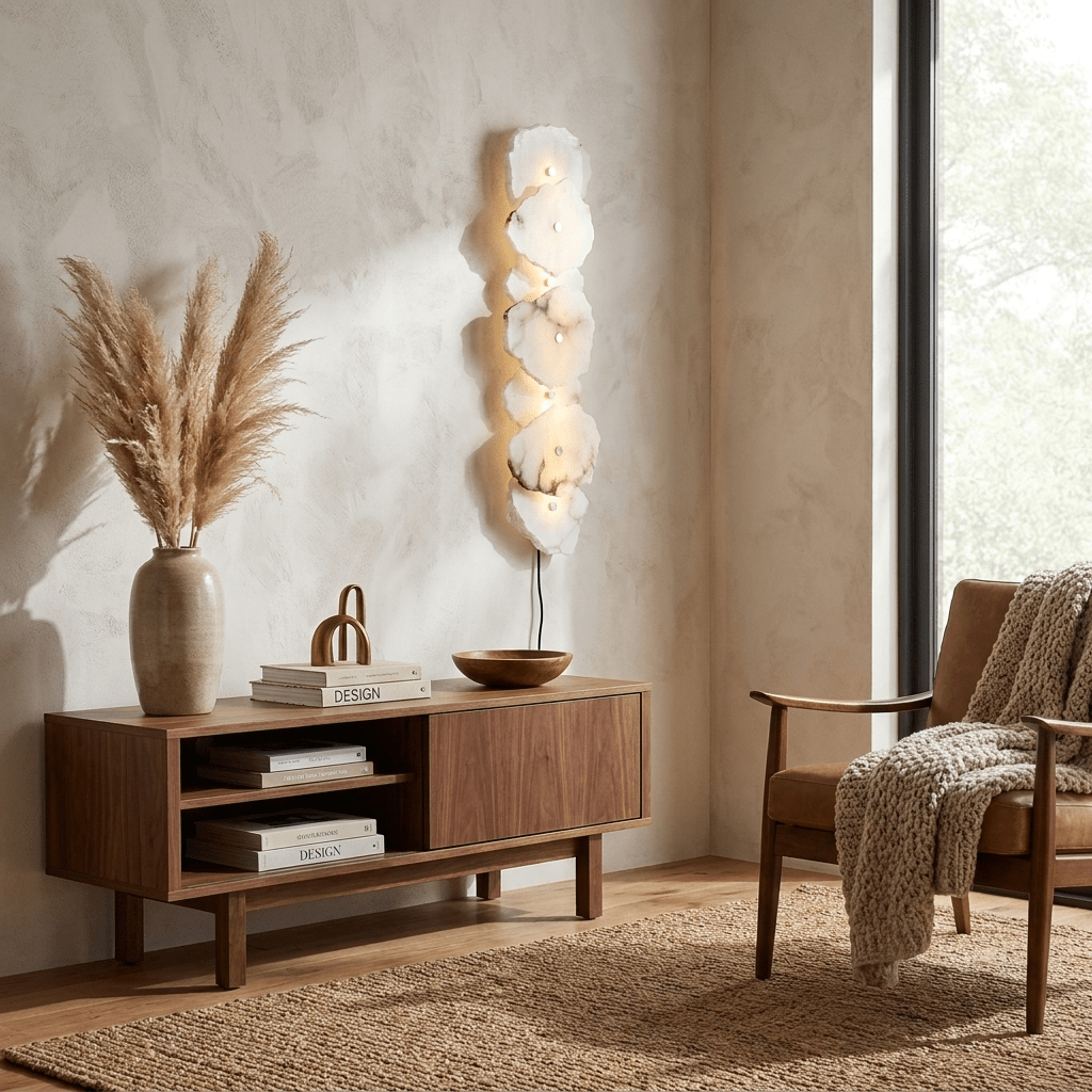 Petra Alabaster Plug-In Wall Light with Inline Switch - product image 3