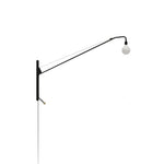 Cargar imagen en el visor de la Galería, Pivoting Long-Arm Black Wall Lamp product view 15