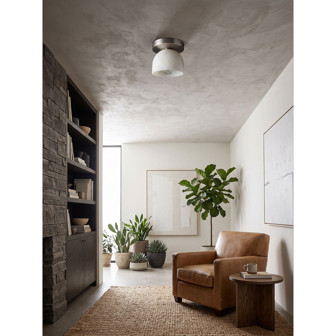 Aventine Alabaster Flush Mount Ceiling Light