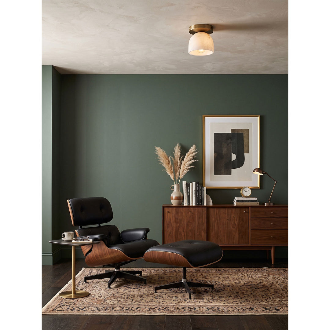 Aventine Alabaster Flush Mount Ceiling Light