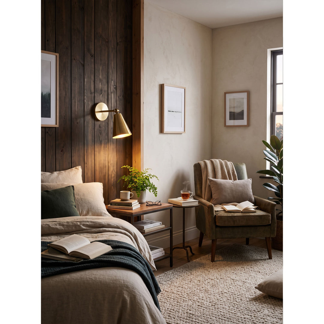 Cara Brass Wall Sconce