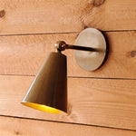 Load image into Gallery viewer, Cara Brass Wall Sconce
