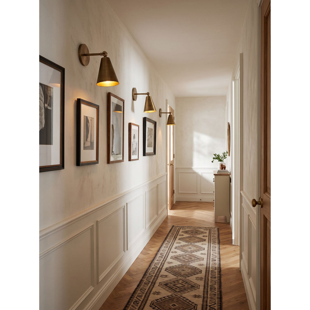 Cara Brass Wall Sconce