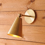 Load image into Gallery viewer, Cara Brass Wall Sconce