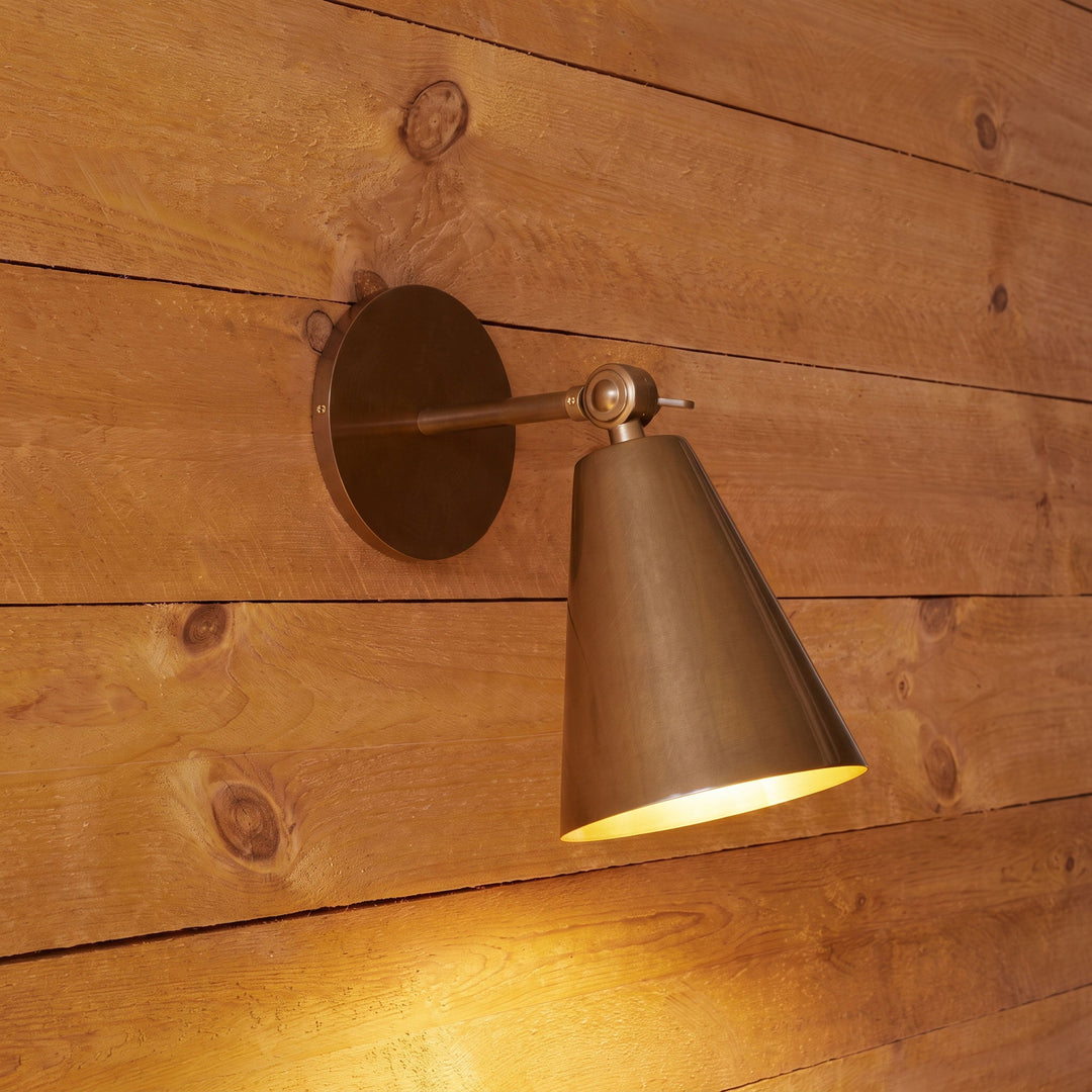 Cara Brass Wall Sconce